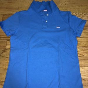 Girls medium vineyard vines collared tee